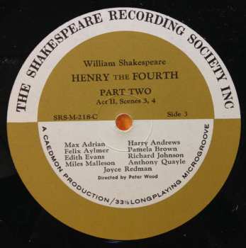 4LP/Dobozkészlet William Shakespeare: Henry The Fourth Part Two