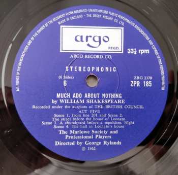 3LP/Dobozkészlet William Shakespeare: Much Ado About Nothing
