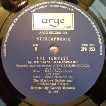 3LP/Dobozkészlet William Shakespeare: The Tempest
