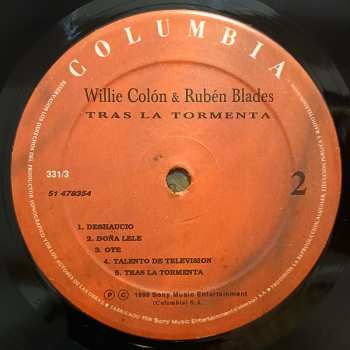 LP Willie Colón: Tras La Tormenta