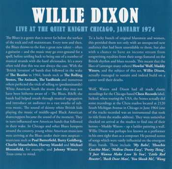 CD Willie Dixon: Live In Chicago, 1974