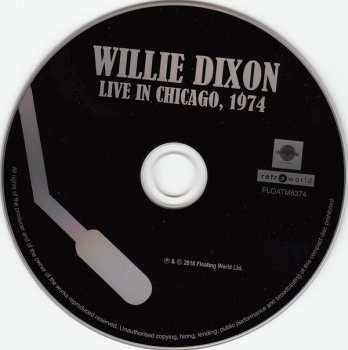CD Willie Dixon: Live In Chicago, 1974