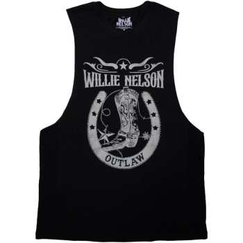 Merch Willie Nelson: Vest Póló Outlaw