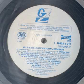 LP Willie Nelson: Willie Nelson/Waylon Jennings
