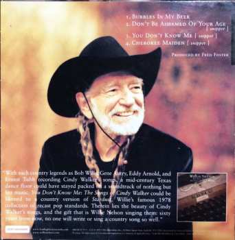 CD Willie Nelson: You Don’t Know Me: The Songs Of Cindy Walker {Sampler}