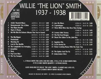 CD Willie "The Lion" Smith: 1937-1938