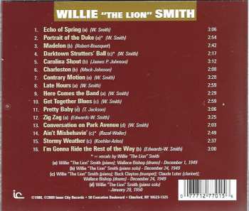 CD Willie "The Lion" Smith: Willie "The Lion" Smith