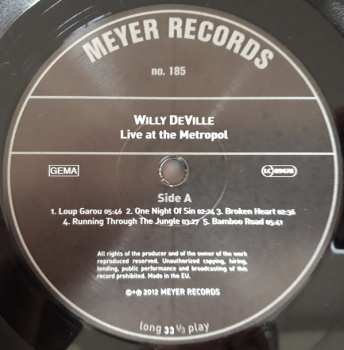 2LP Willy DeVille: Live At The Metropol • Berlin