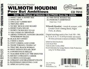 CD Wilmoth Houdini: Poor But Ambitious - Calypso Classics