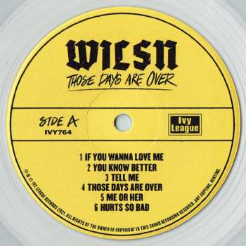 LP WILSN: Those Days Are Over CLR