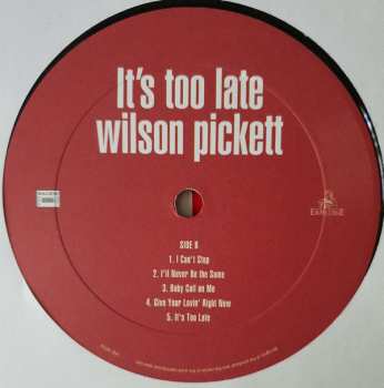LP Wilson Pickett: It's Too Late