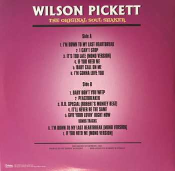 LP Wilson Pickett: The Original Soul Shaker LTD | CLR