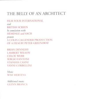 CD Wim Mertens: The Belly Of An Architect