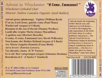 CD Winchester Cathedral Choir: Advent In Winchester (O Come, Emmanuel)