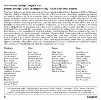 CD Hong Kong Philharmonic Orchestra: Christmas With Winchester College Chapel Choir
