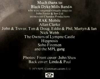 LP Wings: Back To The Egg