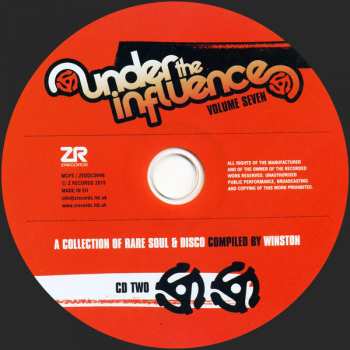 2CD Winston: Under The Influence Volume Seven (A Collection Of Rare Soul & Disco)