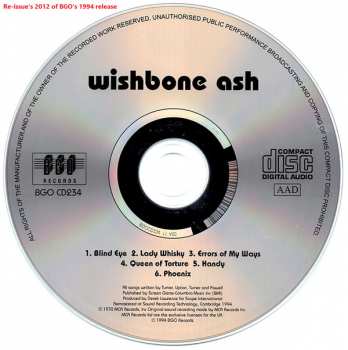 CD Wishbone Ash: Wishbone Ash