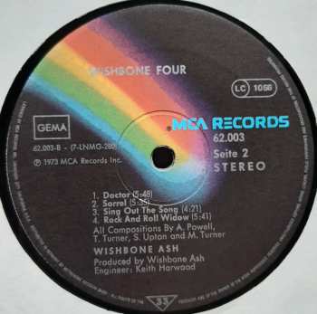 LP Wishbone Ash: Wishbone Four