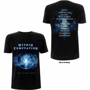 Merch Within Temptation: Tričko Silent Force Tracks  S