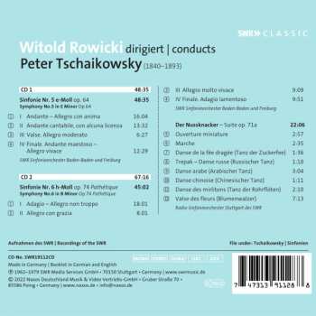 2CD Pyotr Ilyich Tchaikovsky: Sinfonien Nr. 5 & 6; Nußknacker-Suite