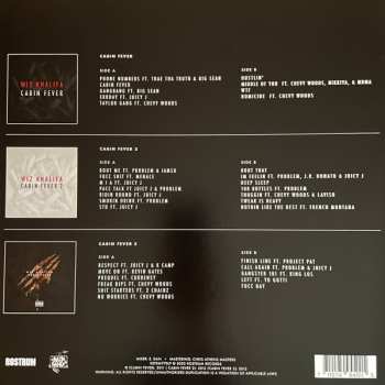 3LP/Dobozkészlet Wiz Khalifa: Cabin Fever Trilogy CLR