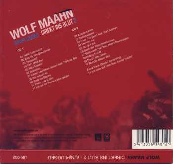 2CD Wolf Maahn: (Un)plugged Direkt Ins Blut 2