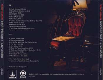 2CD Wolf Maahn: (Un)plugged Direkt Ins Blut 2