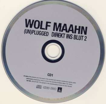 2CD Wolf Maahn: (Un)plugged Direkt Ins Blut 2