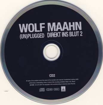 2CD Wolf Maahn: (Un)plugged Direkt Ins Blut 2