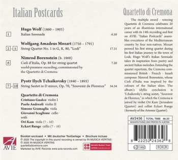 CD Pyotr Ilyich Tchaikovsky: Italian Postcards