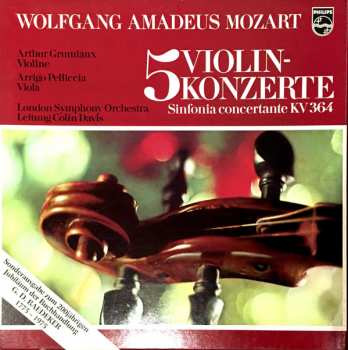 Album The London Symphony Orchestra: 5 Violinkonzerte / Sinfonia Concertante KV 364