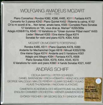 21CD/Dobozkészlet Wolfgang Amadeus Mozart: András Schiff Plays Wolfgang Amadeus Mozart