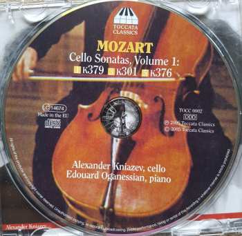 CD Wolfgang Amadeus Mozart: Cello Sonatas Volume 1