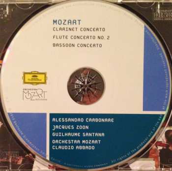 CD Wolfgang Amadeus Mozart: Clarinet Concerto / Flute Concerto No. 2 / Bassoon Concerto