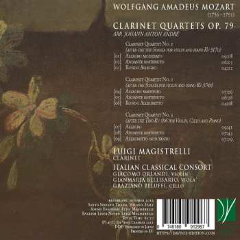 CD Wolfgang Amadeus Mozart: Clarinet Quartets Op. 79