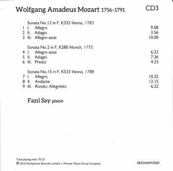 6CD/Dobozkészlet Wolfgang Amadeus Mozart: Complete Piano Sonatas
