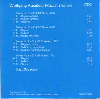 6CD/Dobozkészlet Wolfgang Amadeus Mozart: Complete Piano Sonatas