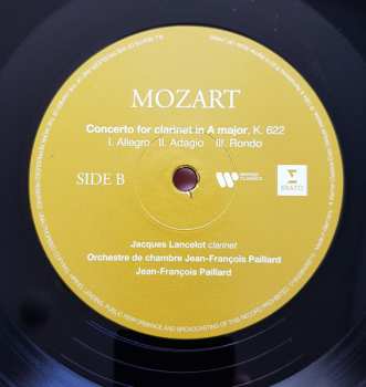 LP Wolfgang Amadeus Mozart: Concerto Pour Flute & Harpe En Do Majeur, K. 297c, Concerto Pour Clarinette En La Majeur, K. 622