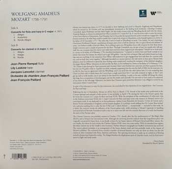 LP Wolfgang Amadeus Mozart: Concerto Pour Flute & Harpe En Do Majeur, K. 297c, Concerto Pour Clarinette En La Majeur, K. 622