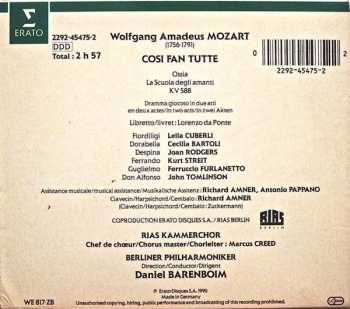 3CD Wolfgang Amadeus Mozart: Così Fan Tutte
