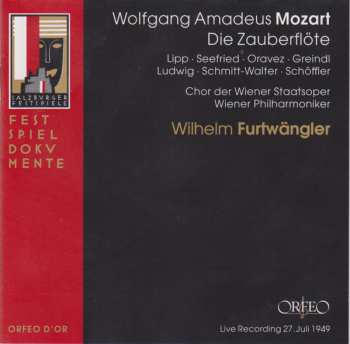 3CD/Dobozkészlet Wolfgang Amadeus Mozart: Die Zauberflöte