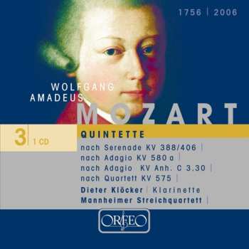 Album Wolfgang Amadeus Mozart: Mozart / klöcker . Mannheimer Streichquartett 
