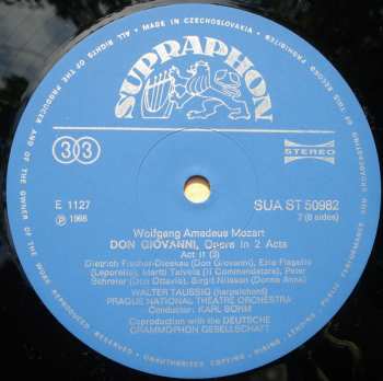 4LP/Dobozkészlet Wolfgang Amadeus Mozart: Don Giovanni, Opera In 2 Acts