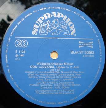4LP/Dobozkészlet Wolfgang Amadeus Mozart: Don Giovanni, Opera In 2 Acts