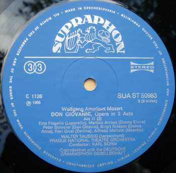 4LP/Dobozkészlet Wolfgang Amadeus Mozart: Don Giovanni, Opera In 2 Acts