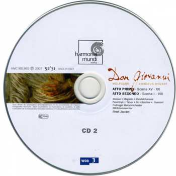 3CD/Dobozkészlet Wolfgang Amadeus Mozart: Don Giovanni