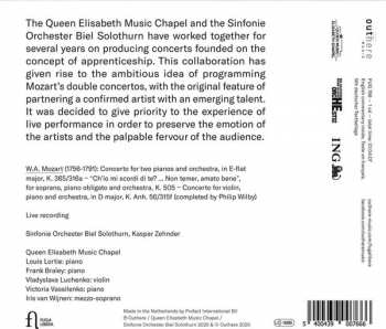CD Wolfgang Amadeus Mozart: Double Concerti K. 365, K. 505 & K. Anh. 56/315f