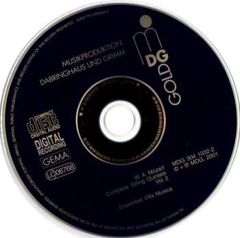 CD Wolfgang Amadeus Mozart: Complete String Quintets Vol. 2