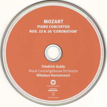 CD Wolfgang Amadeus Mozart: Piano Concertos No.23 & No.26 "Coronation"